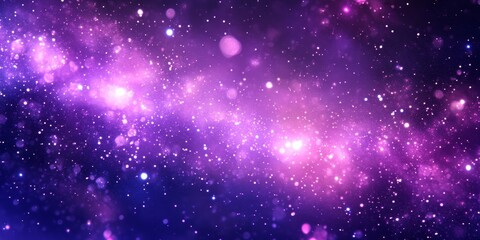 Violet shiny background featuring an enchanting space scene filled with sparkles. This violet shiny background captivates with its vibrant hue and sparkling details, perfect for creative projects.