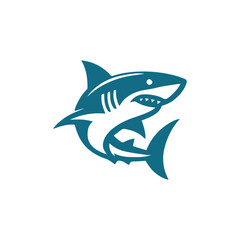 Iconic shark logo 