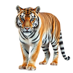 Obraz premium Majestic Bengal Tiger Wildlife Animal Portrait Orange Stripes Big Cat