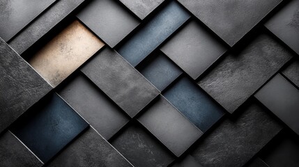 Abstract Geometric Texture with Dark Tones. Generative AI