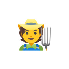 Farmer Emoji
