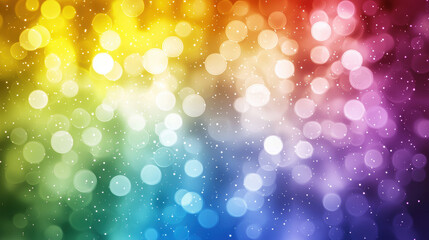 Colorful bokeh background with vibrant hues and soft light effects