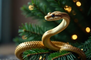 Fototapeta premium snake on the tree