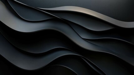 Simple black gradient abstract background for product or text backdrop design
