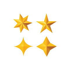 Christmas star icon .eps