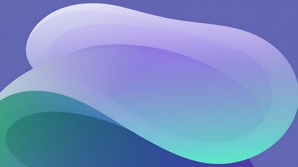 Abstract Blue Green Purple Gradient Shapes Design