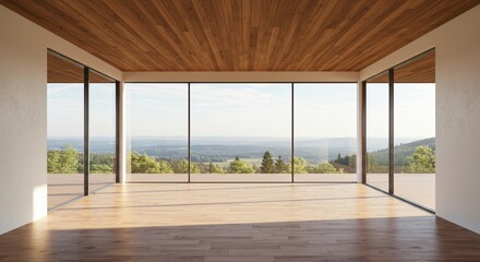 Fototapeta premium empty scene to use in interior designs and mockups
