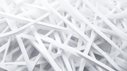 Abstract white geometric background with intersecting lines creating a modern design, perfect for various projects. The white geometric lines add a stylish touch to the composition.