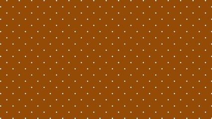 茶色背景に白のドットのキュートでシンプルな背景