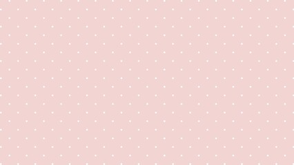 ピンク背景に白のドットのキュートでシンプルな背景
