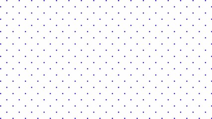 白背景に青のドットのキュートでシンプルな背景
