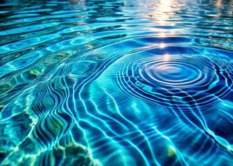 Close-up of rippling water, abstract nature, perfect for copy.