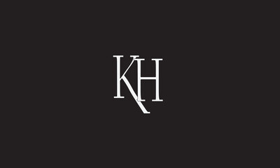 KH, HK, K, H Abstract Letters Logo Monogram