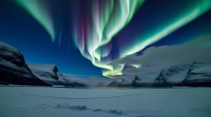 Naklejka premium iceberg in polar regions