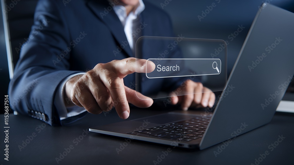 Poster professional data search, seo optimization, and digital interaction for enhanced business visibility