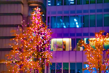 It's a fun cityscape with illuminations.