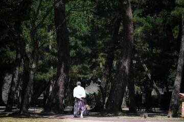 Japanese Temple staff