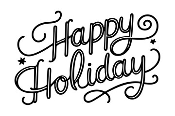 merry christmas lettering