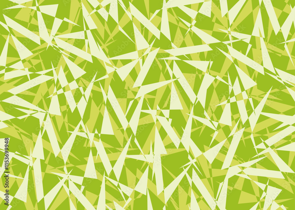 Poster abstract background with seamless overlapping triangle pattern