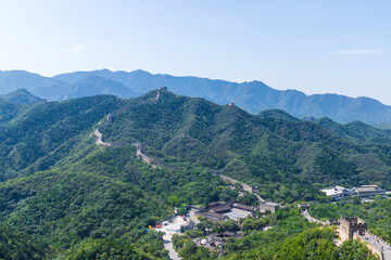 View of Badaling Great Wall in Beijing, China