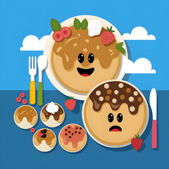 Fototapeta premium National Pancake Day Celebration