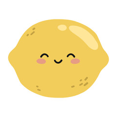 Cute lemon illustration