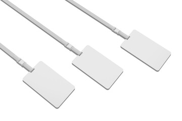 High Angle View of ID Card, 3D Illustration