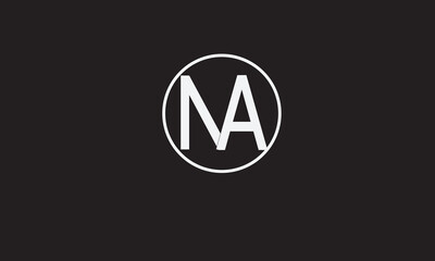 NA, AN, N, A Abstract Letters Logo Monogram