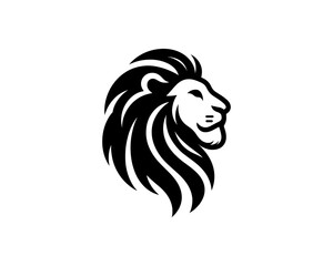 lion head silhouette