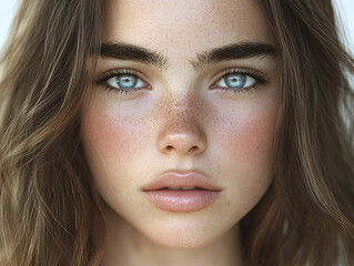 Obraz premium Close-up photo of beautiful woman