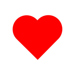 Red Heart Icon. Love Icon.