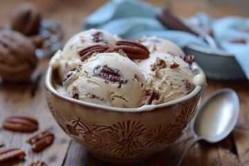ice cream with chocolate