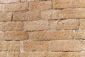 The wall of Badaling Great Wall in Beijing, China