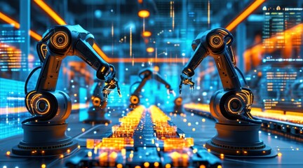 Digital Visualization of a Factory and Economy  .