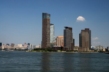 Naklejka premium new york Queens view from East river
