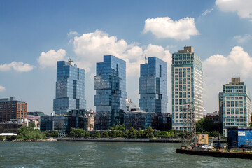 Obraz premium new york Queens view from East river