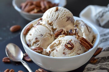 ice cream with chocolate