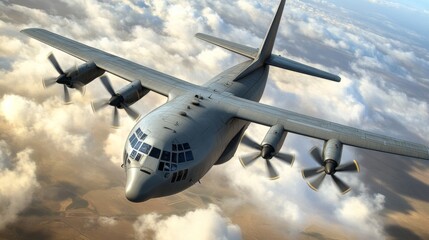 Obraz premium Aircraft Executing Vertical Climb in Bright Sky