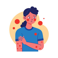 Health problems concept vector illustration