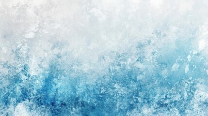 Fototapeta premium abstract winter art composition with crystalline patterns in various shades of blue and white creating ethereal frozen texture effect