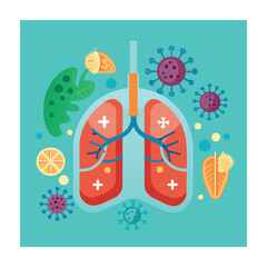 Health problems concept vector illustration