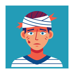 Health problems concept vector illustration