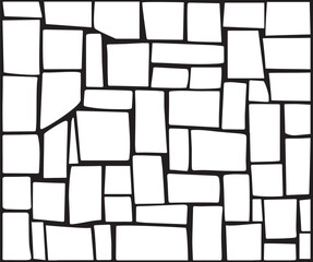 Abstract Stone and Brick Wall