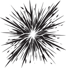 Obraz premium Glass Crack shape element silhouette vector illustration isolated on a white background