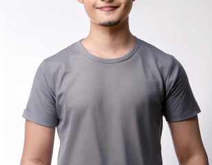 plain t shirt in the white background 