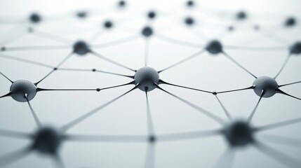 Abstract High-Tech Network Design Conceptual Graphics