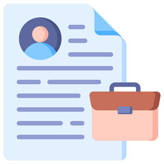 Obraz premium Curriculum Vitae Icon
