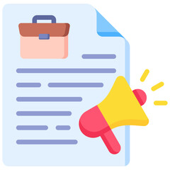 Obraz premium Advertising Icon