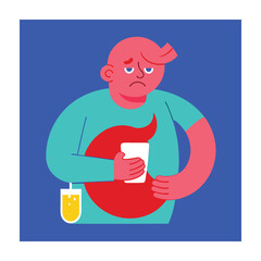 Health problems concept vector illustration