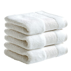 towel isolated on white background full depth of field 